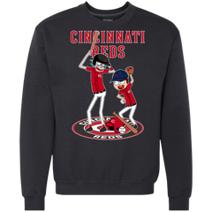 Cincinnati Reds Baseball Rick And Morty Sweatshirt - The White Eagles