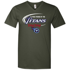 Dilly Dilly Titans A True Friend Of The Titans Men's V-Neck T-Shirt - The White Eagles
