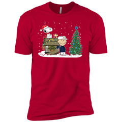 San Diego Chargers Snoopy The Peanuts Ugly Christmas Sweater  Super Bowl Men's Sleeve Shirt - The White Eagles