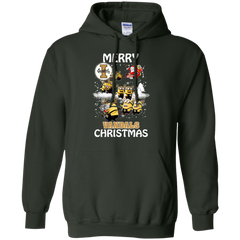 Idaho Vandals Ugly Christmas Sweaters Minions Santa Claus Merry Christmas Hoodie - The White Eagles