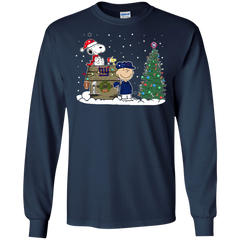 New York Giants Snoopy The Peanuts Ugly Christmas Sweater  Super Bowl LS Cotton T-Shirt - The White Eagles