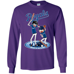 Kansas City Royals Baseball Rick And Morty LS Cotton T-Shirt - The White Eagles