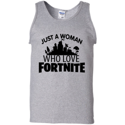 Fortnite Just A Woman Who Loves Fortnite Tank Top - The White Eagles