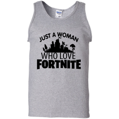 Fortnite Just A Woman Who Loves Fortnite Tank Top - The White Eagles