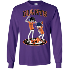 San Francisco Giants Baseball Rick And Morty LS Cotton T-Shirt - The White Eagles
