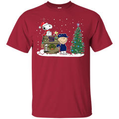 New York Giants Snoopy The Peanuts Ugly Christmas Sweater  Super Bowl Cotton T-Shirt - The White Eagles
