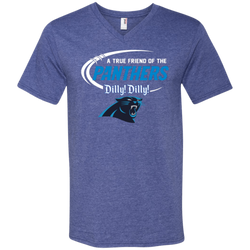 Dilly Dilly Panthers A True Friend Of The Panthers Men's V-Neck T-Shirt - The White Eagles