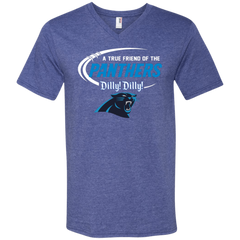 Dilly Dilly Panthers A True Friend Of The Panthers Men's V-Neck T-Shirt - The White Eagles