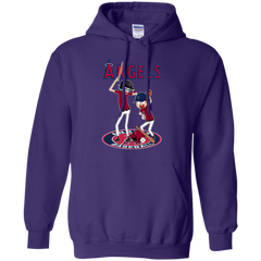 Los Angeles Angels Baseball Rick And Morty Hoodie - The White Eagles