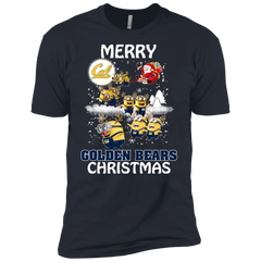 California Golden Bears T Shirts Minions Santa Claus Merry Christmas Men's Sleeve Shirt - The White Eagles