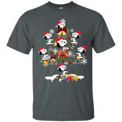 Christmas Is Coming Snoopy The Peanuts Movies Santa Claus Ugly Christmas Sweater Cotton T-Shirt - The White Eagles
