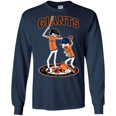 San Francisco Giants Baseball Rick And Morty LS Cotton T-Shirt - The White Eagles