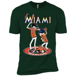 Miami Marlins Baseball Rick And Morty Men's Sleeve Shirt - The White Eagles