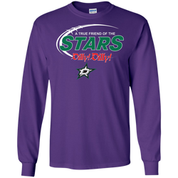 Dilly Dilly A True Friend Of The Dallas Stars LS Cotton T-Shirt - The White Eagles