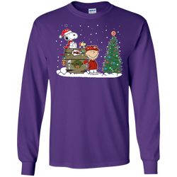 Kansas City Chiefs Snoopy The Peanuts Ugly Christmas Sweater  Super Bowl LS Cotton T-Shirt - The White Eagles