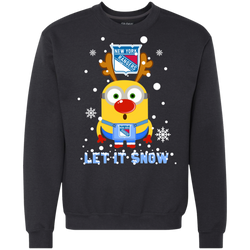 Minion New York Rangers Ugly Christmas Sweaters Let It Snow Sweatshirt - The White Eagles