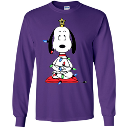Snoopy Christmas Tree The Peanuts Movie Snoopy LS Cotton T-Shirt - The White Eagles