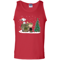 New Orleans Saints Snoopy The Peanuts Ugly Christmas Sweater  Super Bowl Tank Top - The White Eagles