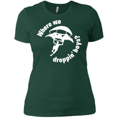 Fortnite Where We Droppin Ladies' Shirt - The White Eagles