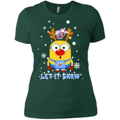 Minion Eastern Kentucky Colonels Ugly Christmas Sweaters Let It Snow Ladies' Shirt - The White Eagles