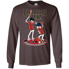 Arizona Diamondbacks Baseball Rick And Morty LS Cotton T-Shirt - The White Eagles