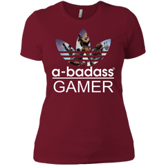 A-badass Gamer Fortnite Adidas Ladies' Shirt - The White Eagles