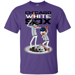 Chicago White Sox Baseball Rick And Morty Cotton T-Shirt - The White Eagles