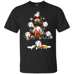 Christmas Is Coming Baseball Santa Claus Ugly Christmas Sweater Cotton T-Shirt - The White Eagles