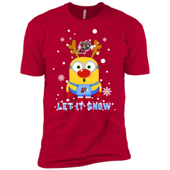 Minion Lafayette Leopards Ugly Christmas Sweaters Let It Snow Men's Sleeve Shirt - The White Eagles