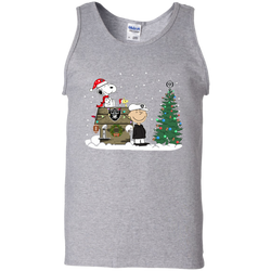 Oakland Raiders Snoopy The Peanuts Ugly Christmas Sweater  Super Bowl Tank Top - The White Eagles