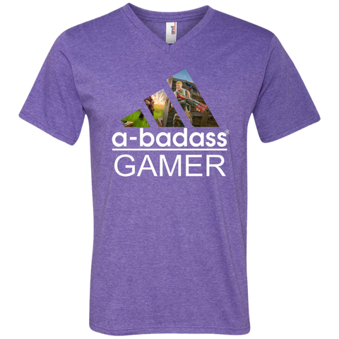 A-badass Gamer Adidas Fortnite Men's V-Neck T-Shirt - The White Eagles