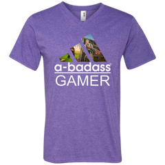 A-badass Gamer Adidas Fortnite Men's V-Neck T-Shirt - The White Eagles