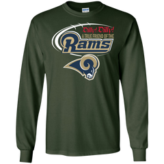 Dilly Dilly Los Angeles Rams A True Friend Of The Rams LS Cotton T-Shirt - The White Eagles