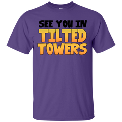 Fortnite See You In Tilted Towers Cotton T-Shirt - The White Eagles