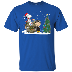 Pittsburgh Steelers Snoopy The Peanuts Ugly Christmas Sweater  Super Bowl Cotton T-Shirt - The White Eagles