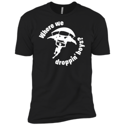 Fortnite Where We Droppin Men's Sleeve Shirt - The White Eagles