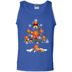 Christmas Is Coming Basketball Santa Claus Ugly Christmas Sweater Tank Top - The White Eagles