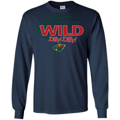 Dilly Dilly A True Friend Of The Minnesota Wild LS Cotton T-Shirt - The White Eagles