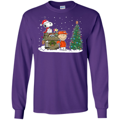 Denver Broncos Snoopy The Peanuts Ugly Christmas Sweater  Super Bowl LS Cotton T-Shirt - The White Eagles