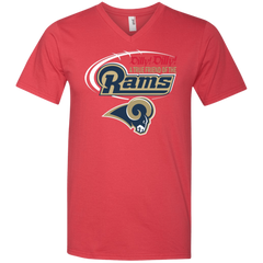 Dilly Dilly Los Angeles Rams A True Friend Of The Rams Men's V-Neck T-Shirt - The White Eagles