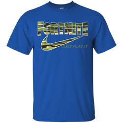 Fortnite Nike Just Play It Camo Cotton T-Shirt - The White Eagles