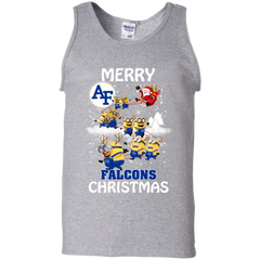 Air Force Falcons T Shirts Minions Santa Claus Merry Christmas Hoodies Sweatshirts Tank Top - The White Eagles