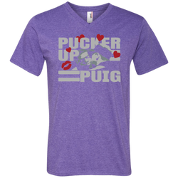 Pucker Up Puig Men's V-Neck T-Shirt - The White Eagles