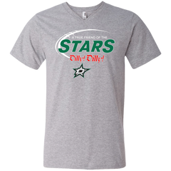 Dilly Dilly A True Friend Of The Dallas Stars Men's V-Neck T-Shirt - The White Eagles