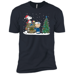 Detroit Lions Snoopy The Peanuts Ugly Christmas Sweater  Super Bowl Men's Sleeve Shirt - The White Eagles