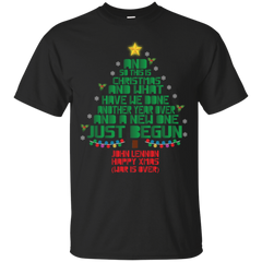 And So This Is And What Have We Done Another Year Over And A New One Just Begun John Lennon War Is Over Cotton T-Shirt - The White Eagles