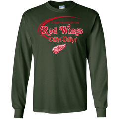 Dilly Dilly A True Friend Of The Detroit Red Wings LS Cotton T-Shirt - The White Eagles