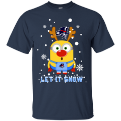 Minion Duquesne Dukes Ugly Christmas Sweaters Let It Snow Cotton T-Shirt - The White Eagles