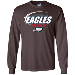 Nfl Dilly Dilly Philadelphia Eagles A True Friend Of The Eagles LS Cotton T-Shirt - The White Eagles