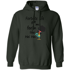 Fortnite Life Got Me Feelin Like Hei Hei Hoodie - The White Eagles